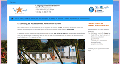 Desktop Screenshot of campingdeshautessentes.fr